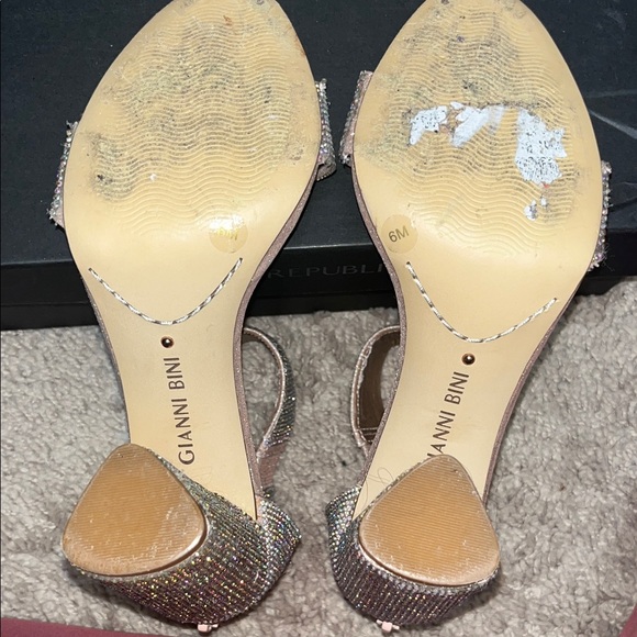 Gianni Bini Multicolor Glitter Heels - Picture 5 of 7